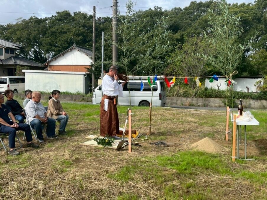 いつもとは違う、地鎮祭！