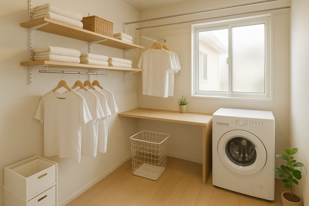 回遊動線がポイント！今選ばれるランドリールームの間取りと設備の工夫