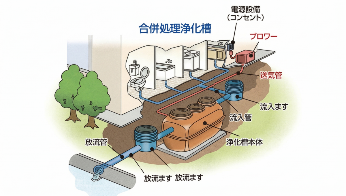 浄化槽の仕組みと維持管理について