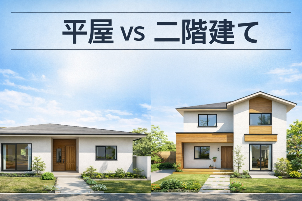 平屋か二階建てか迷ったら｜後悔しない家の選び方